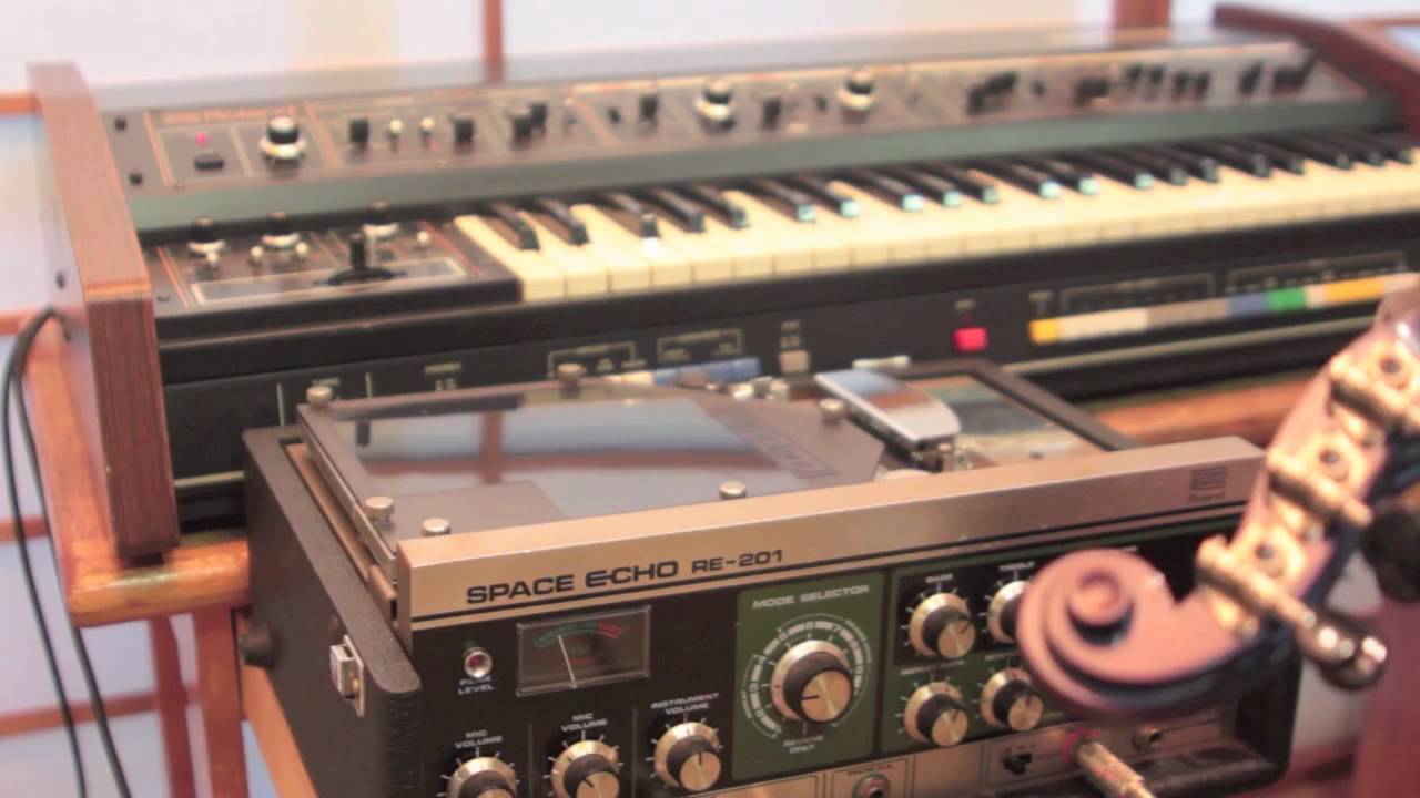 Roland Re-201 and Jupiter 4