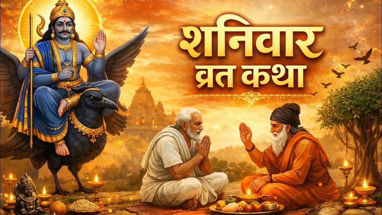 शनिवार व्रत कथा | शनि देव की कथा | हिंदी में शनि देव की कथा | Shaniwar Vrat Katha | Shani Dev Mahim