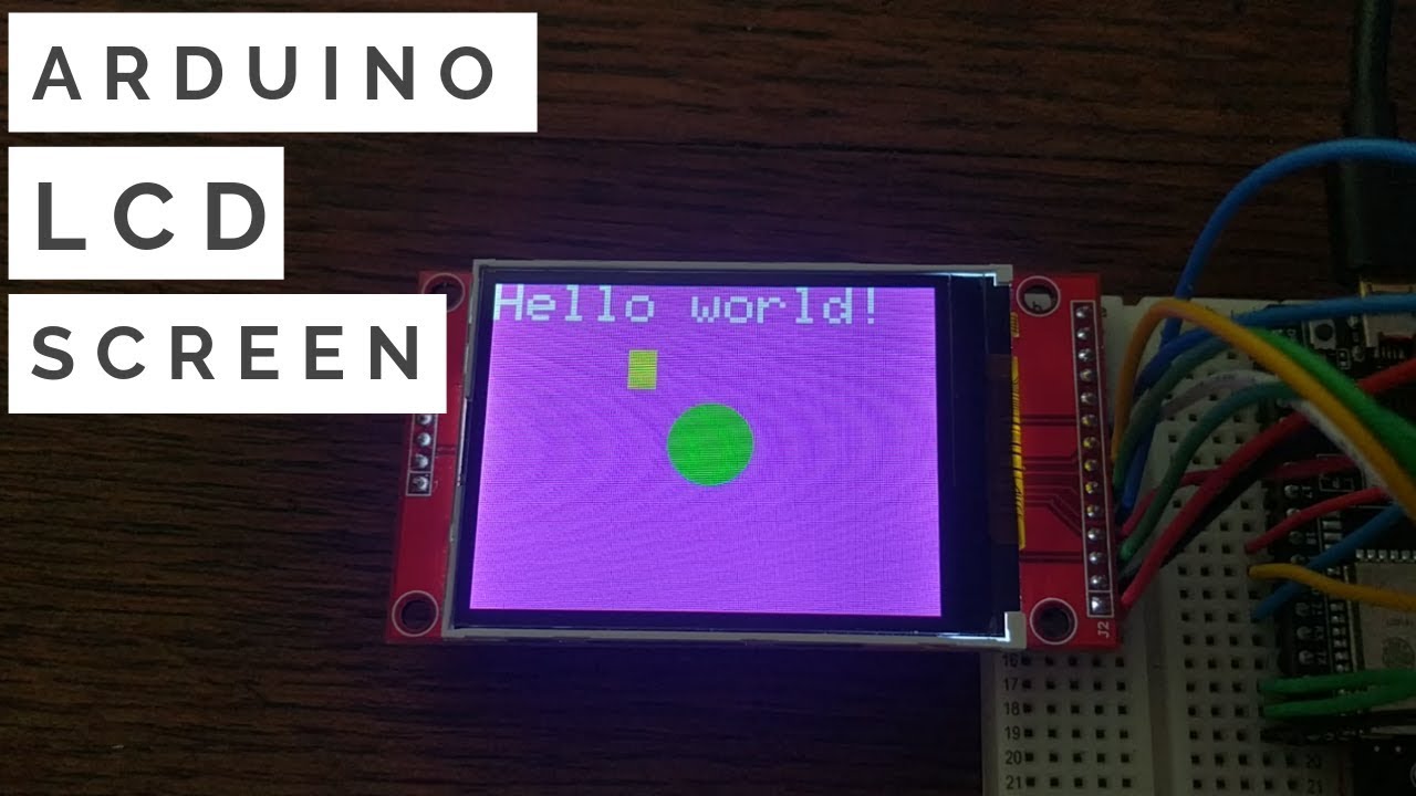 Учебное пособие по ЖК-дисплею 240x320 для Arduino (ILI9341)