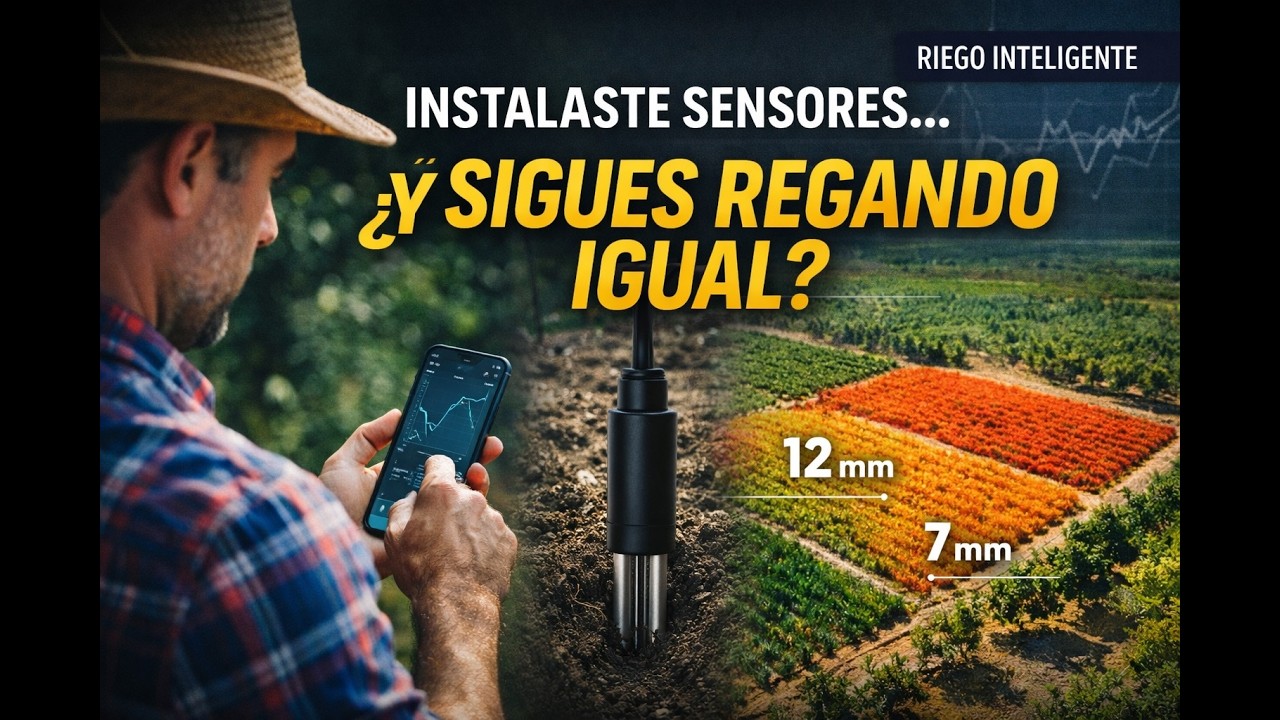 Instalaste sensores de humedad… ¿pero sigues regando igual?