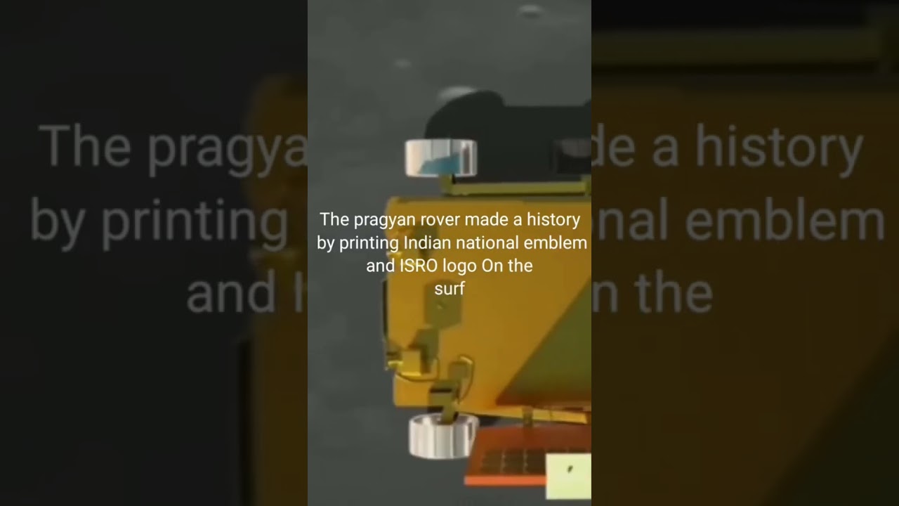 PRAGYAN ROVER wheels having NATIONAL emblem|DONT MISS IT| #chandrayaan3 #pragyan #chandrayan3update