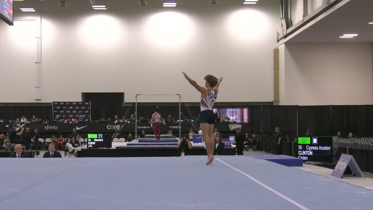 Caden Clinton  - Floor Exercise  - 2024 Winter Cup  - Senior Men Day 1