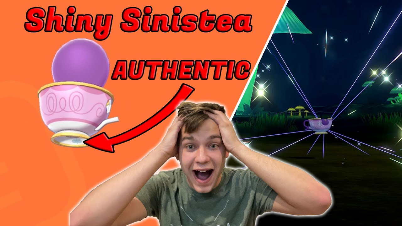 AUTHENTIC Full Odds Shiny Sinistea!!! #854 in Pokemon Sword and Shield