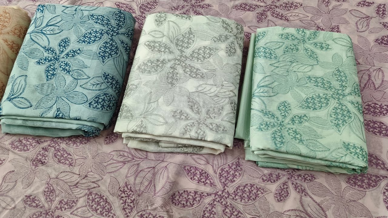 New Lawn Summer 3 Piece Collection | Embroidered Chiffon Dupatta | Bareeze Lawn