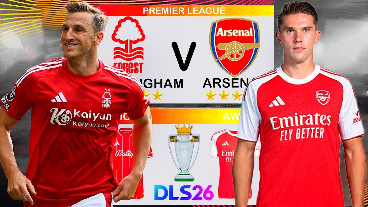 DLS 26 Gameplay | Nottingham Forest Vs Arsenal | Premier League Highlights 🔥