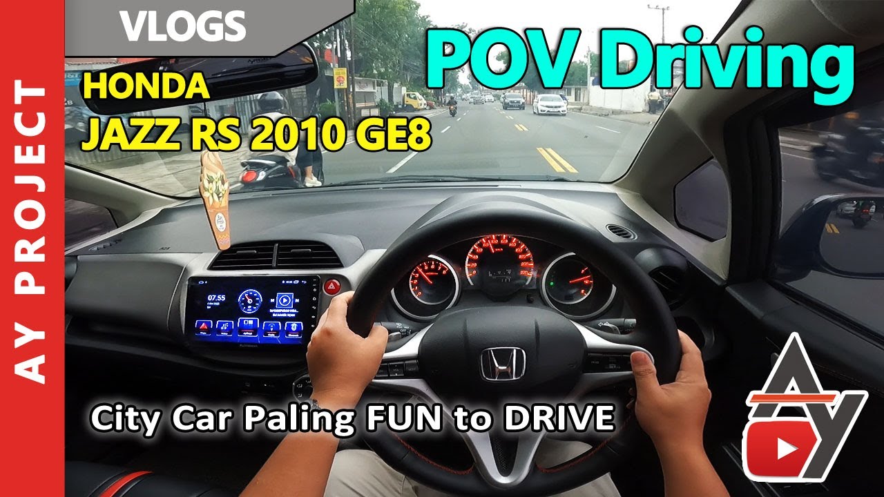 POV Driving Honda Jazz RS Matic 2010 -GE8-
