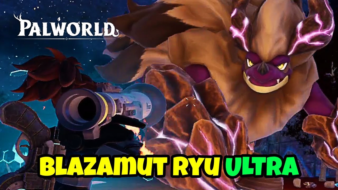 Defeating Blazamut Ryu Ultra in Palworld (Urdu/Hindi)