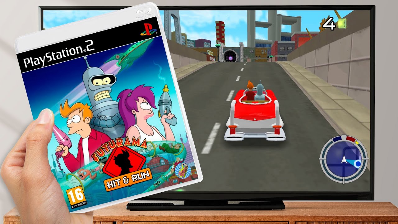 Играю в Futurama Hit & Run, как в 2003 году. 🔥 Мод Simpsons Hit & Run, геймплей 4K 60 FPS