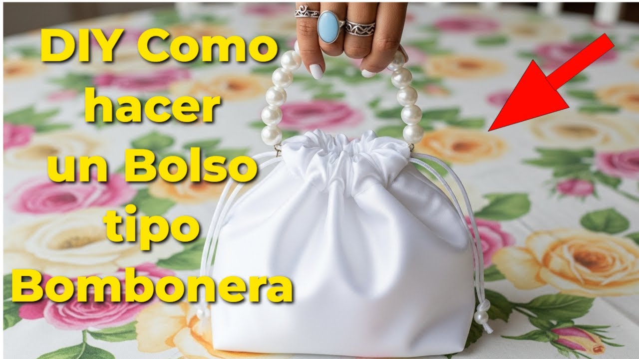 Como hacer un bolso tipo bombonera. #diy #bolso #facilyrapido
