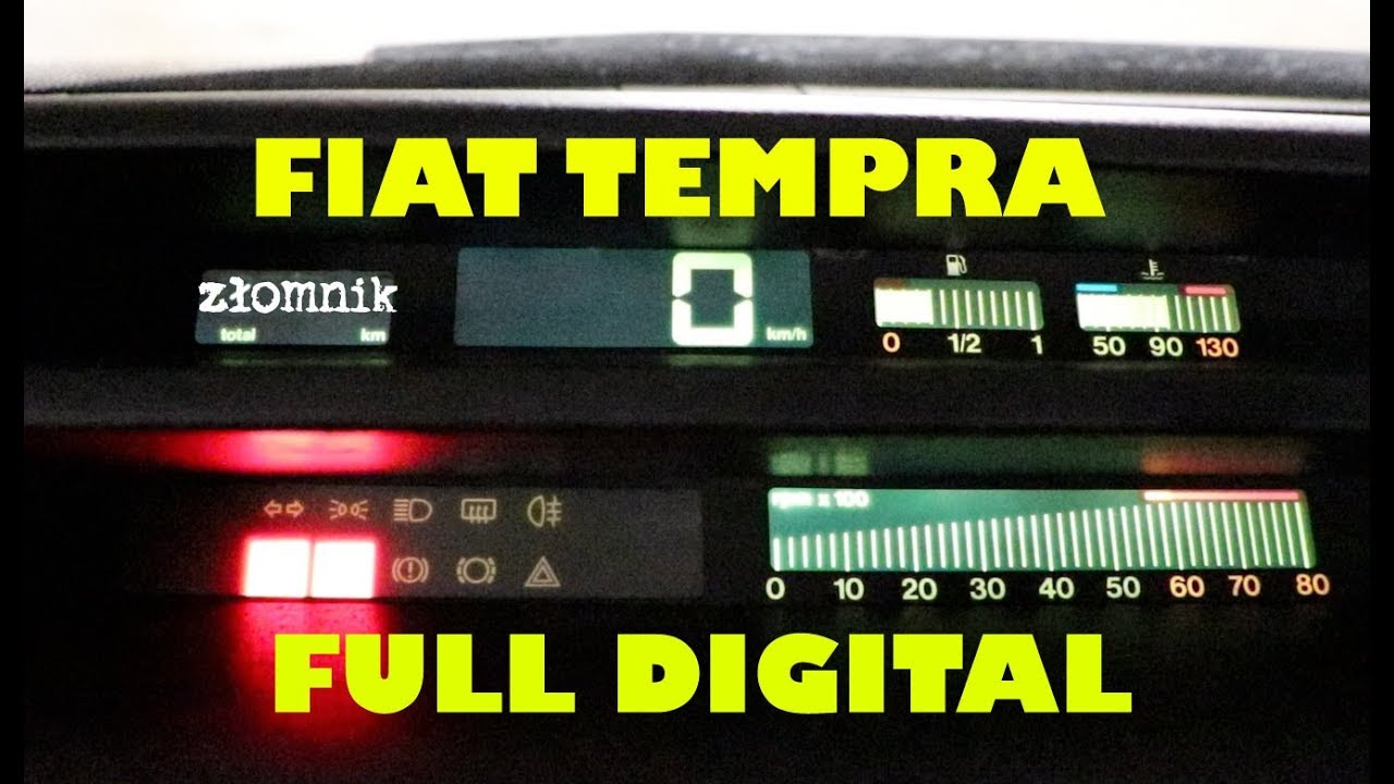 Złomnik: Fiat Tempra FULL DIGITAL ITALO DISCO