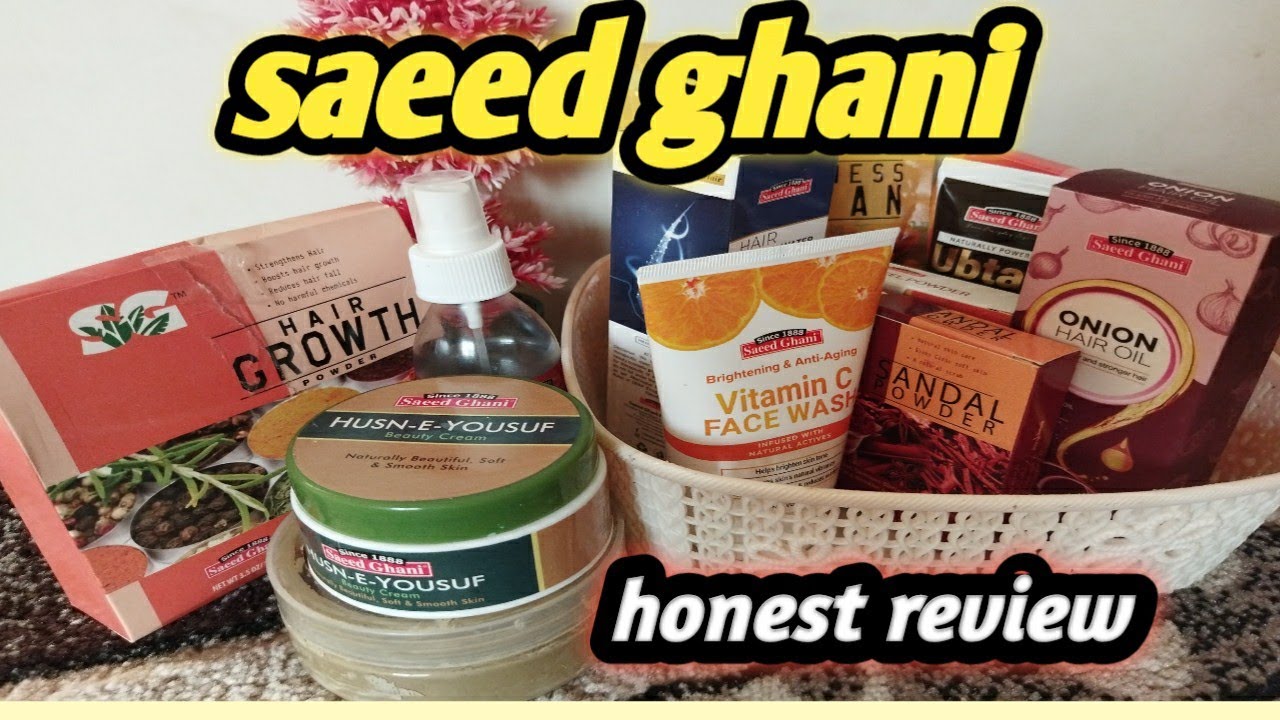 Saeed Ghani Product Reviews //honest review