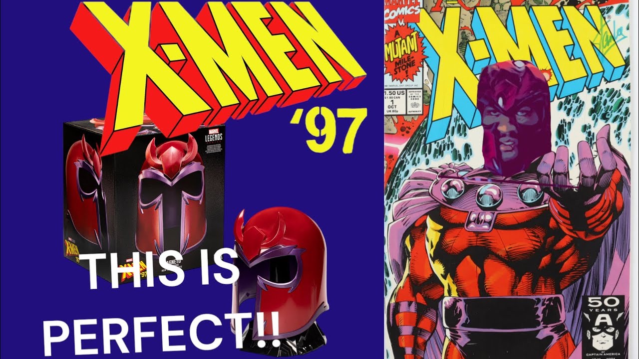 Marvel Legends Magneto Helmet Review (Trying it on)