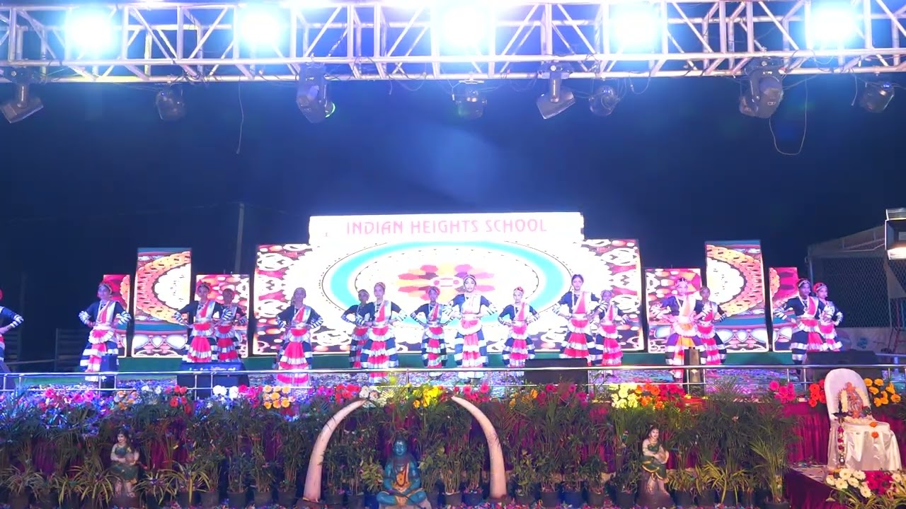 BHARATNATYAM THEME DANCE  BY VIII GIRLS