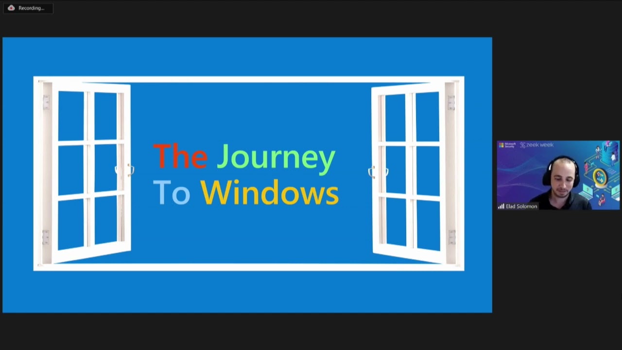 ZeekWeek 2022 - Zeek for Windows: The Journey to Run on All Endpoints - Elad Solomon