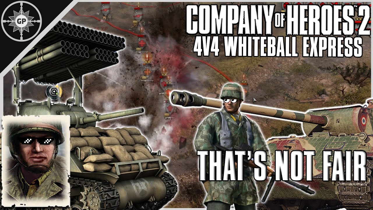 Heavy Infantry Gets Smashed by Artillery! | 4v4 White Ball Express | CoH2 Cast #106