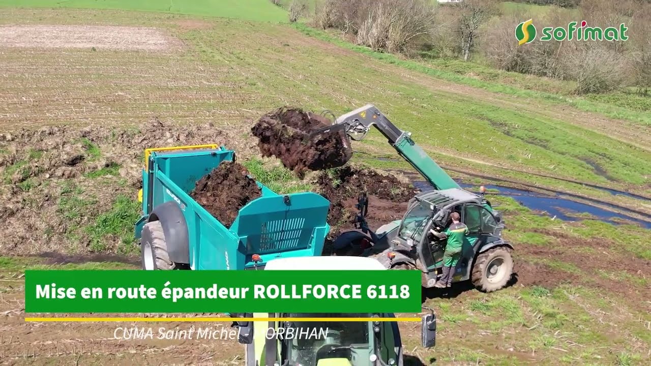 Mise en route Epandeur Rolland 6118