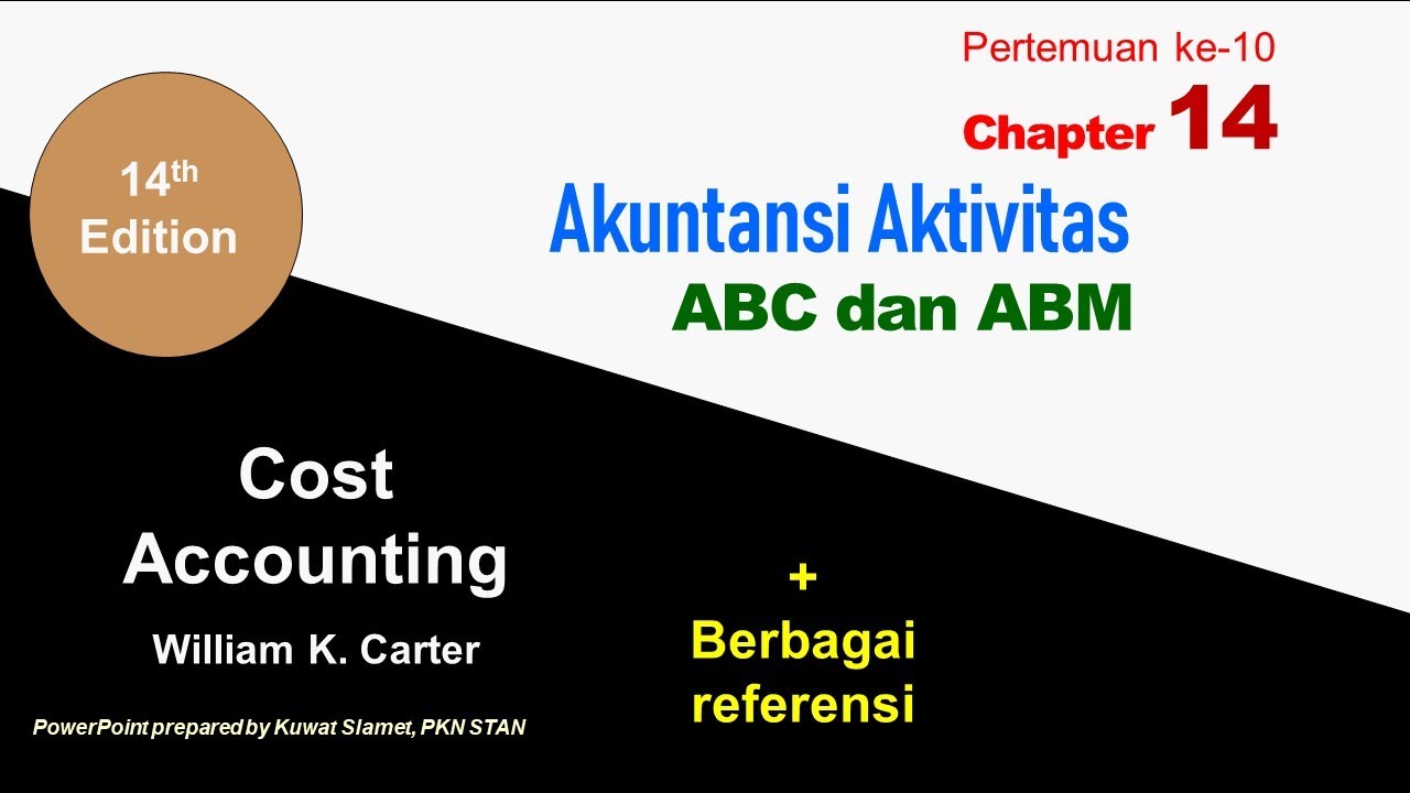 Bab 14 Akuntansi Biaya Activity Based-Costing and Activity-Based Management