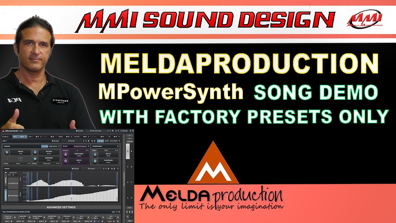 MPowerSynth by MELDAPRODUCTION - Song demo with factory presets only! 👽
