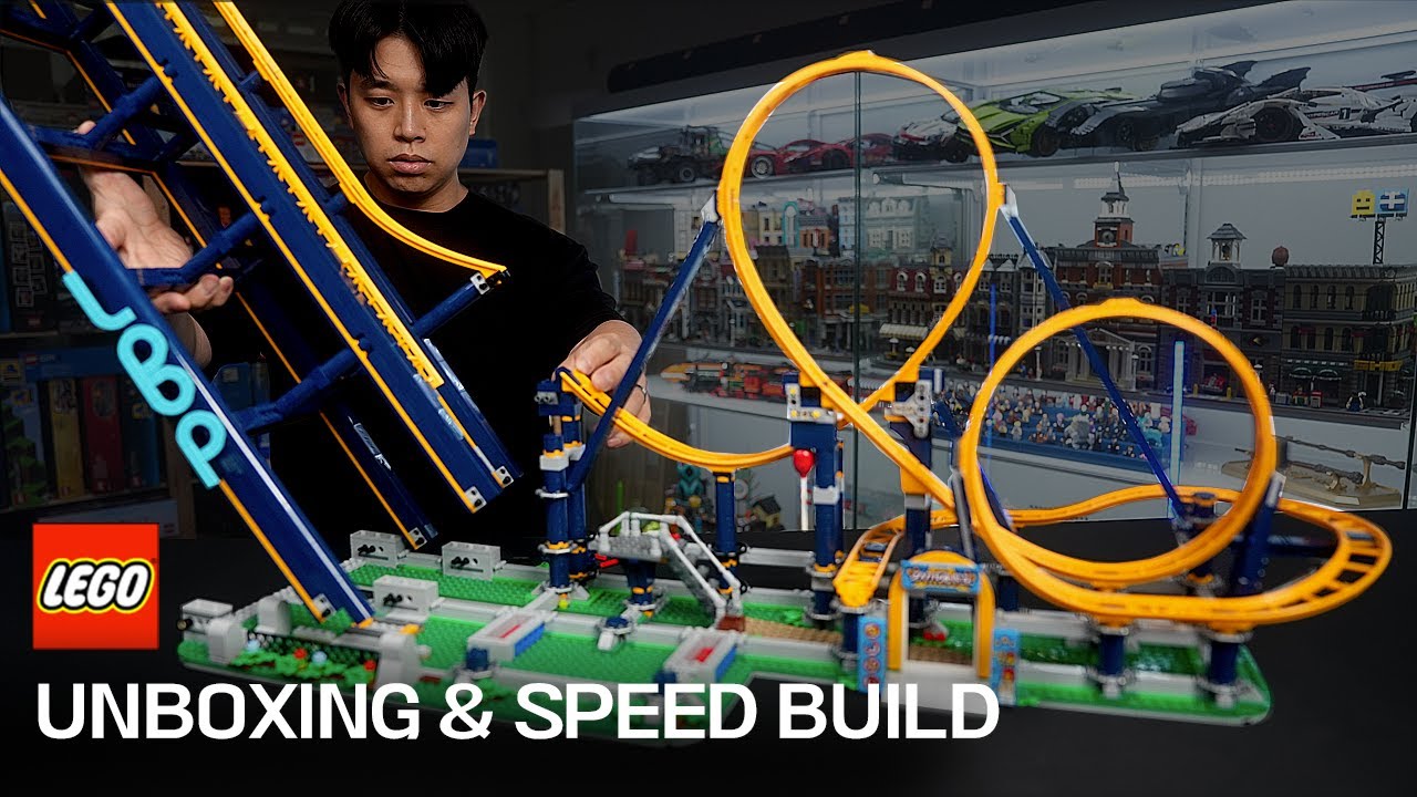 LEGO Loop Coaster Распаковка и быстрая сборка