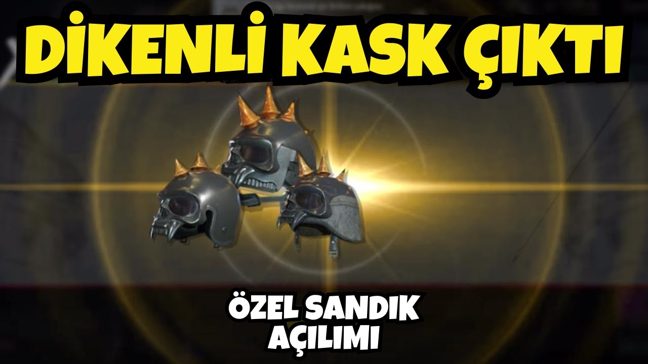 DİKENLİ KASK ÇIKTI 😍 PUBG Mobile 10K UC İLE YENİ ÖZEL SANDIK AÇILIMI