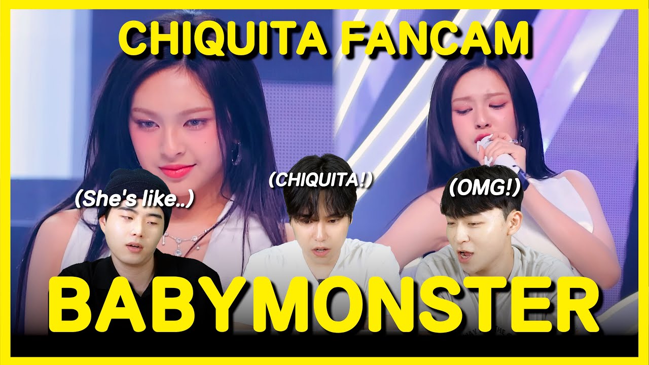 BABYMONSTER - 'LIKE THAT' (CHIQUITA FanCam)  [KOREAN  REACTION] !! 😘😳