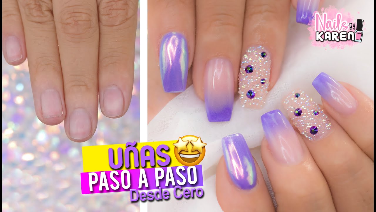 UÑAS de TIP con ACRILICOS DESDE CERO - Clienta
