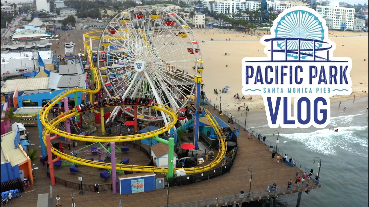 Riding the Famous West Coaster at the Santa Monica Pier! Pacific Park Vlog October 2022