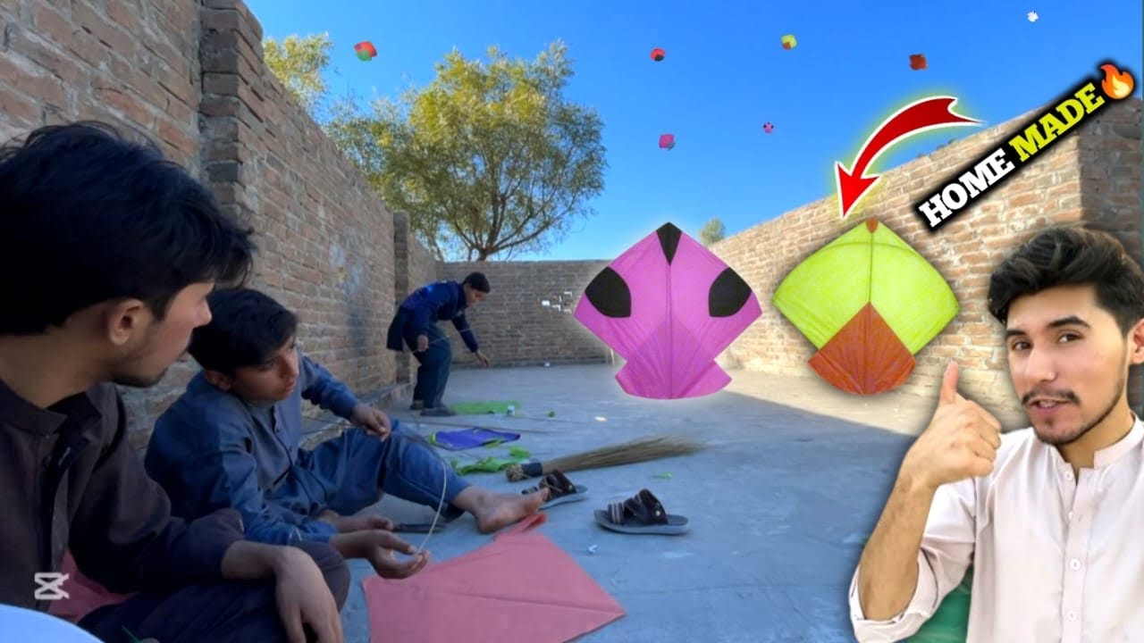 How we make kite at home?🪁 || Indian style🔥 || Gamer kite😈 || kite making😱 || 1.5 Tawa🥵