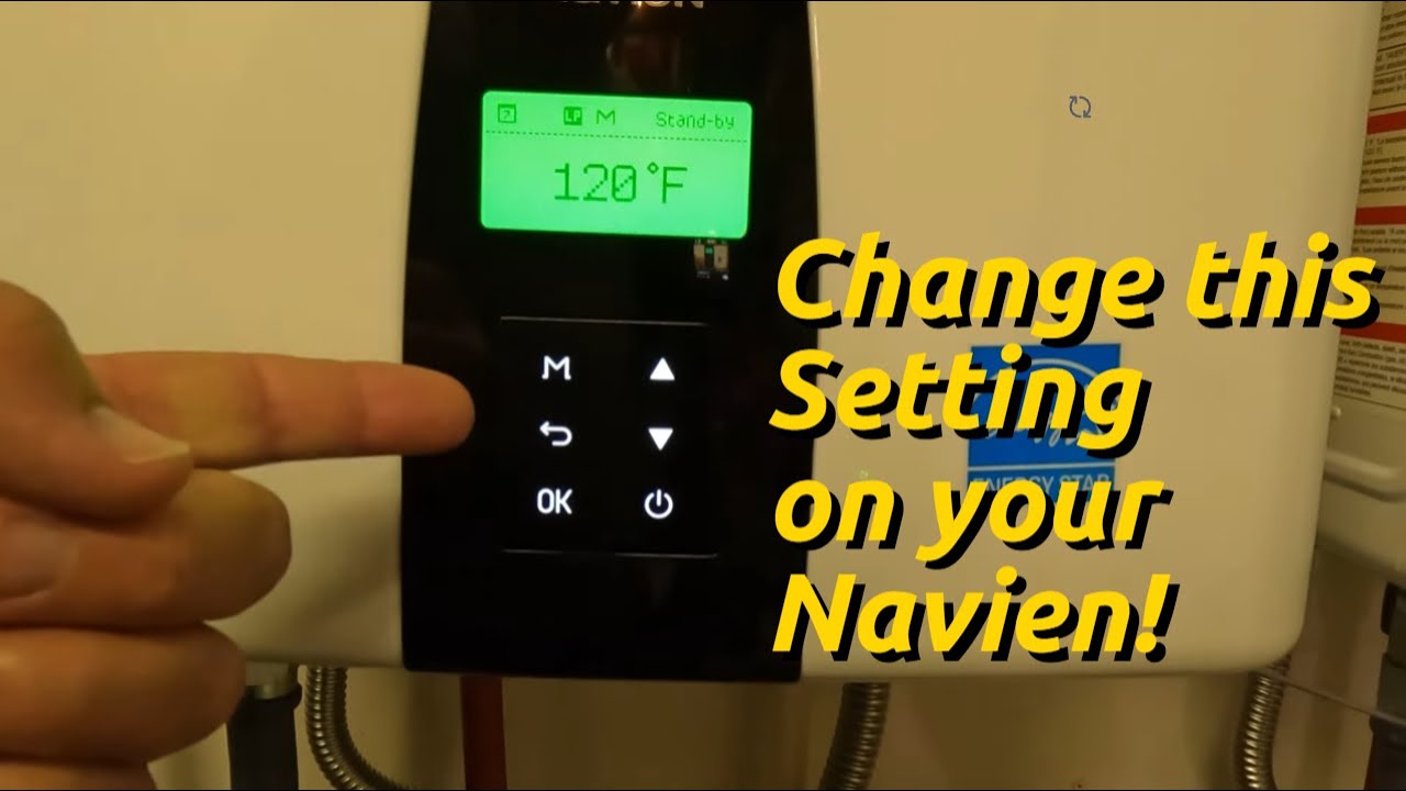 One Setting Every Navien Tankless Water Heater Owner Should Change!