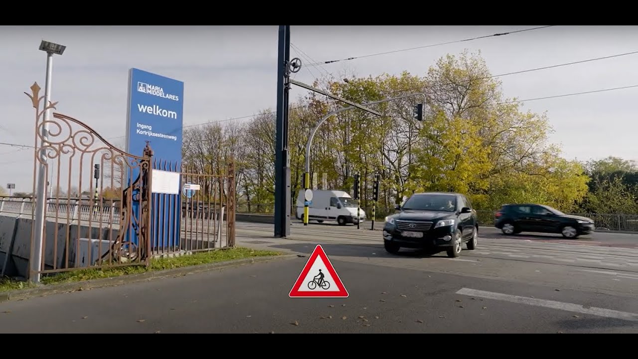 Bereikbaarheid met de auto naar ons ziekenhuis (via Kortrijksesteenweg)