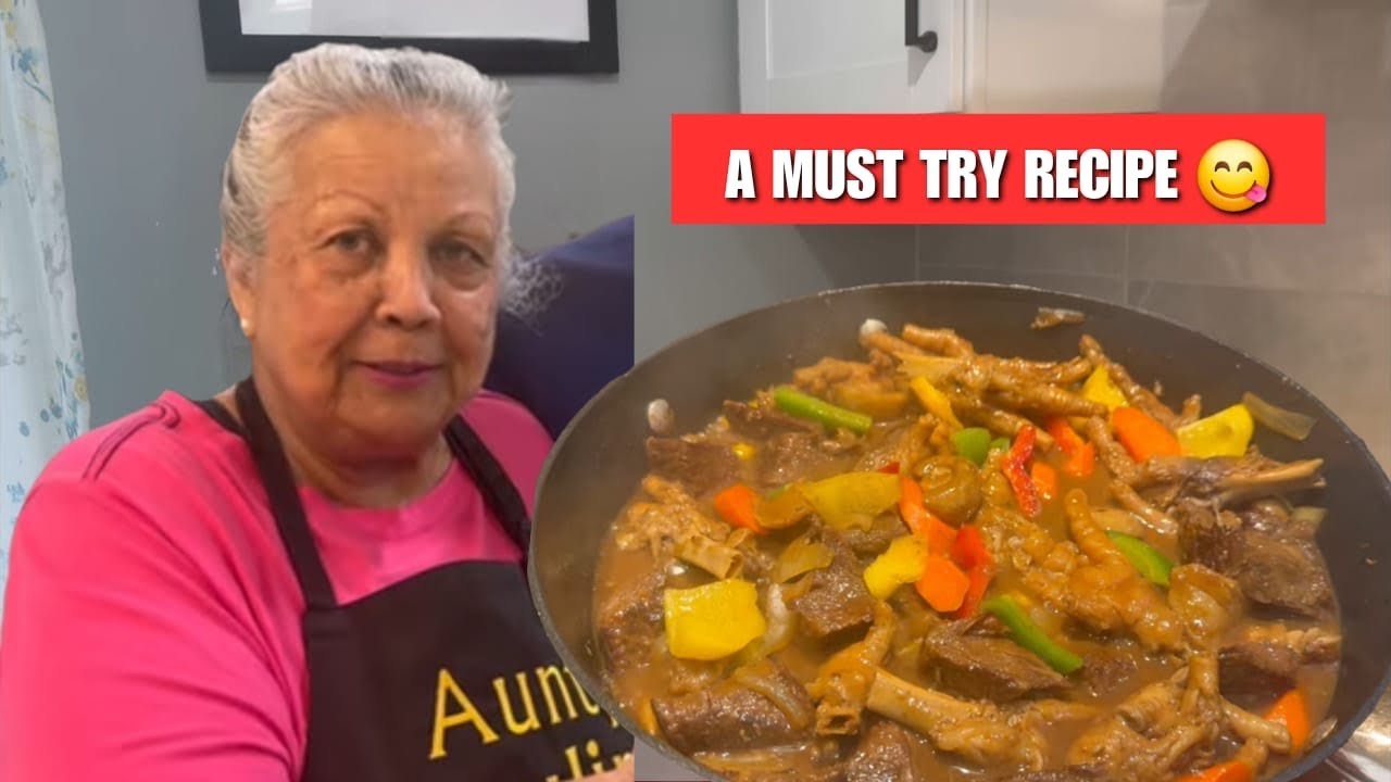 The Perfect Beef & Chicken Feet Stew With White Rice Recipe 🍚  A MUST TRY