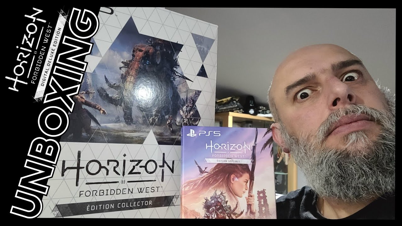 UNBOXING - HORIZON FORBIDDEN WEST COLLECTOR+SPECIAL EDITION - PARFOIS LA TAILLE ELLE COMPTE AUSSI…