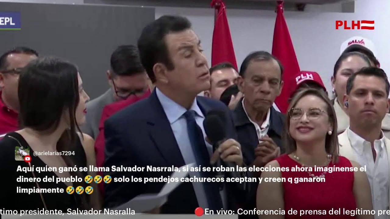 🔴En vivo: Conferencia de prensa del presidente Salvador Nasralla