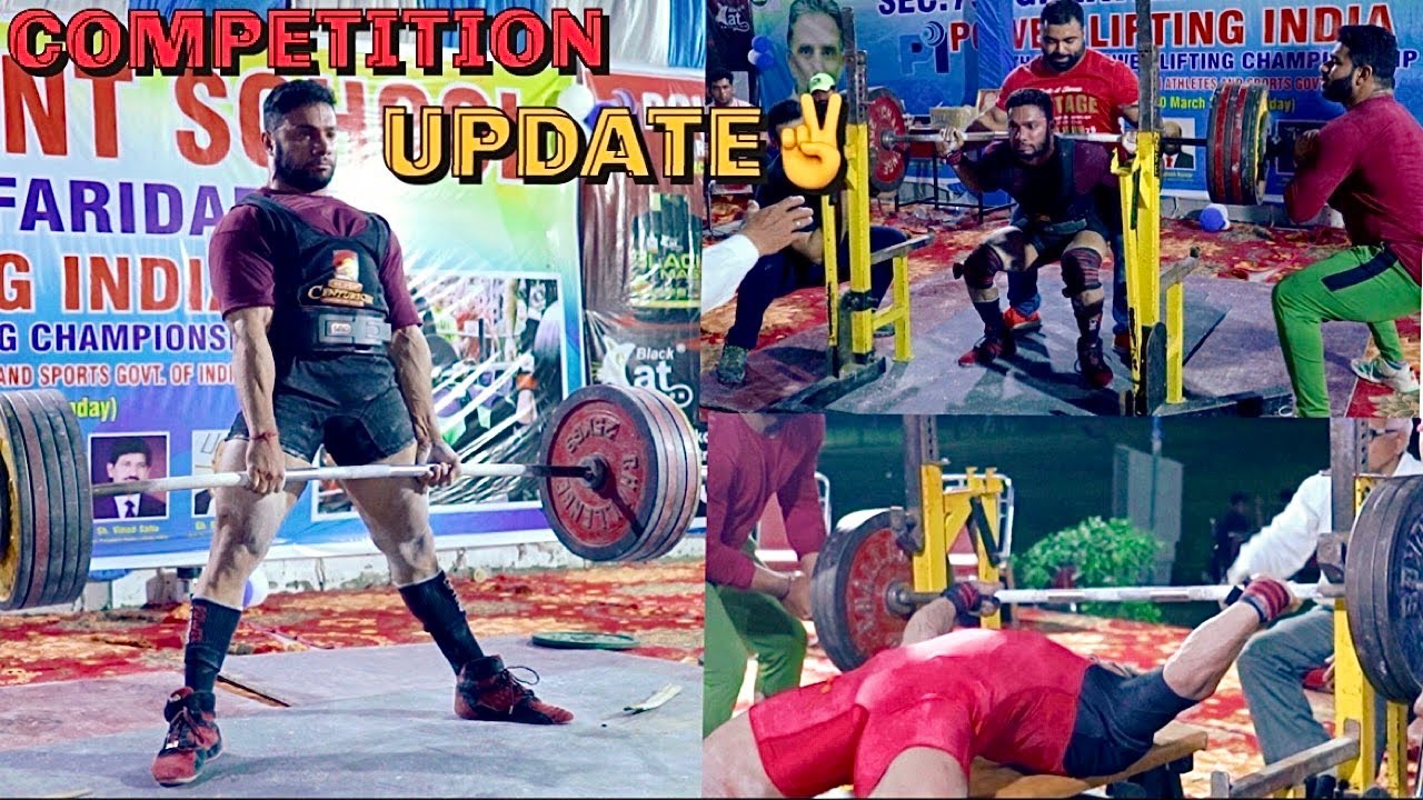 COMPETITION DAY||NORTH INDIA POWERLIFTING CHAMPIONSHIP||PI(POWERLIFTING OF INDIA)75Kg Bodyweight
