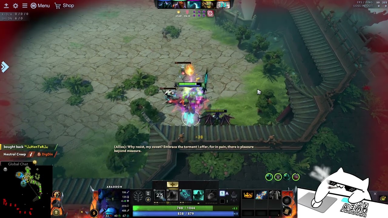 Level Up Trick w/ Abaddon | HOTLINE: Eternal Defense Season 3 | Dota 2 Arcade