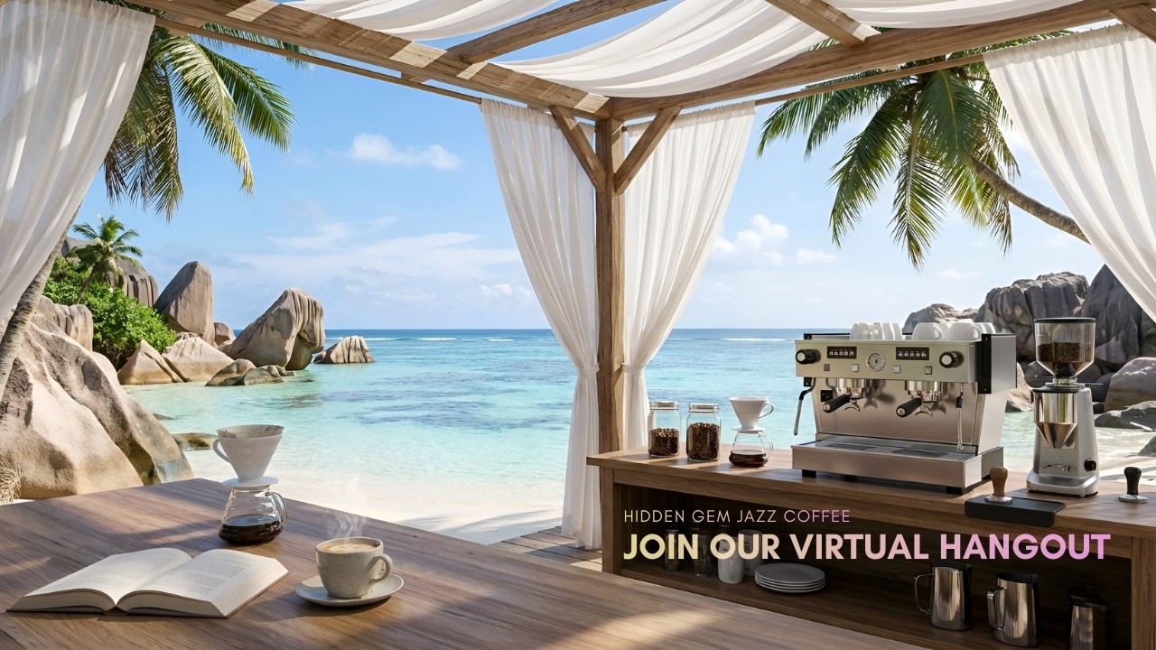 LIVE 🔴 Tropical Beach Sunny Day 🌴 Ocean Waves & Relaxing Summer Ambience 4K
