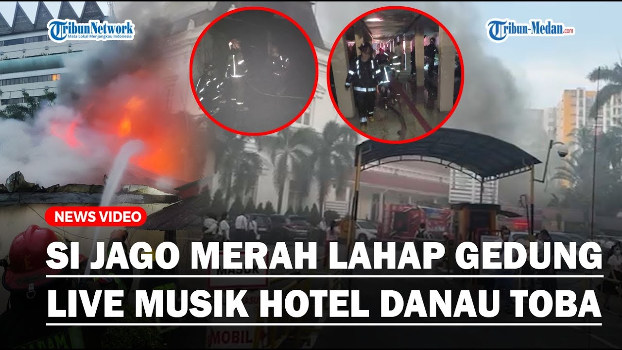 NGERI❗Gedung Urban Club & Music Lounge Hotel Danau Toba Dilahap Si Jago Merah, Kerugian Capai Rp 1 M