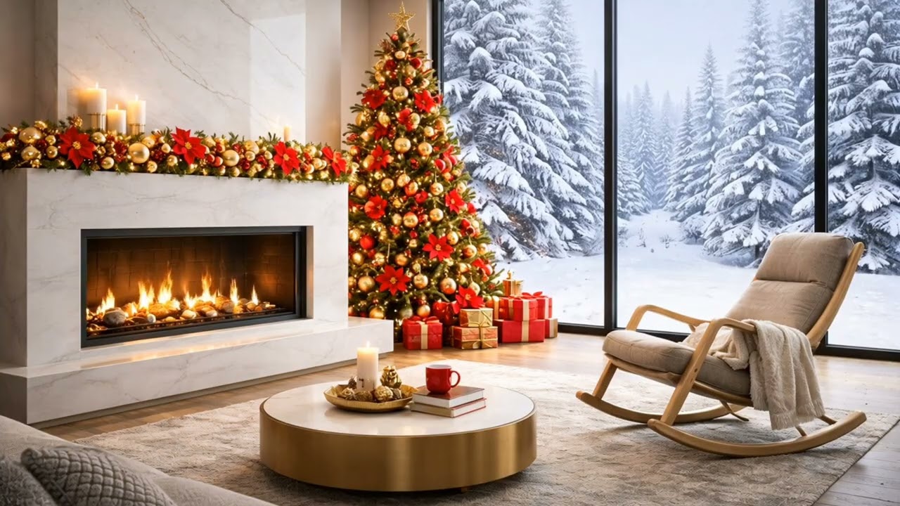 Fireplace Sounds 🔥 Crackling Fire Ambience for Sleep, Focus & Relaxation (4K)