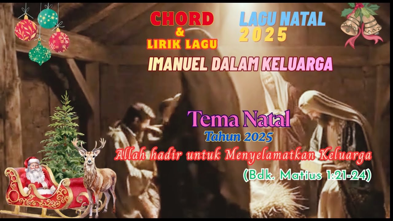 Chord dan lirik lagu Imanuel dalam Keluarga