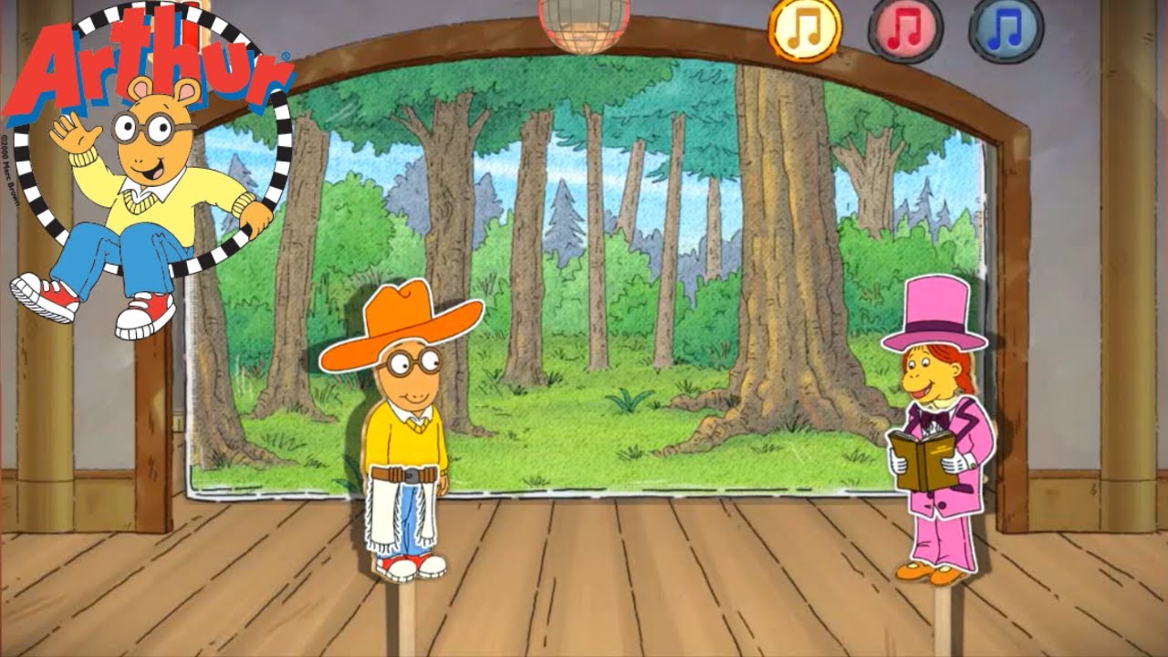 PBS Kids | Arthur's Puppet Theater | Little Red Riding Hood | Orange Cowboy Hat | Game For Kids