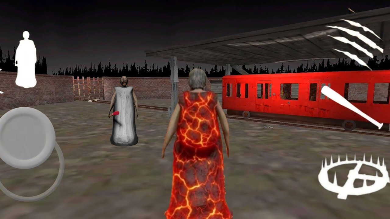 Playing as Lava granny vs granny in granny 3 mod menu 
