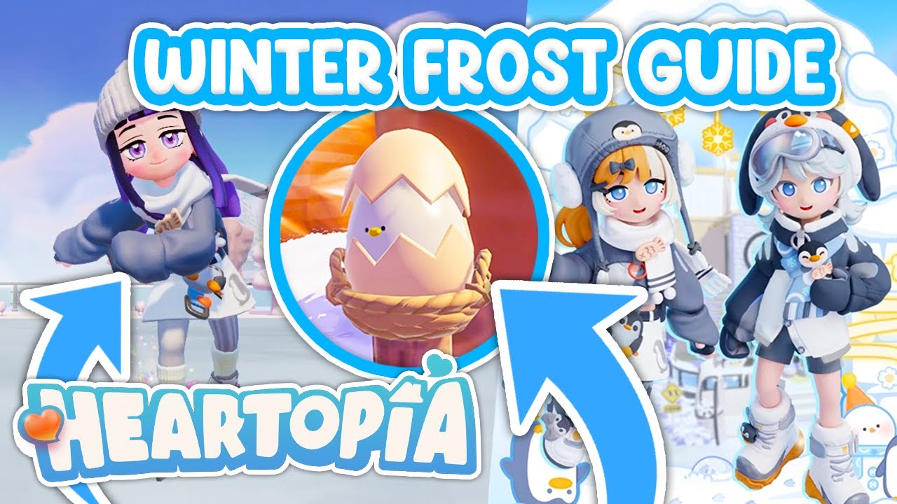 Heartopia Winter Frost EGG LOCATION, Snow Sculpting Hobby + SPENDING SPREE!
