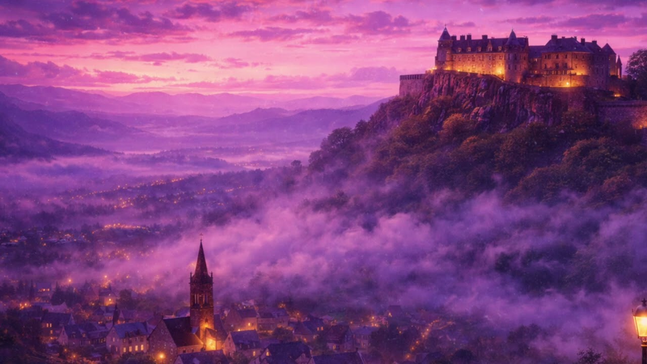 A calm evening around Stirling Castle | Atmospheric Scottish Ambience | Landmarks of Scotland