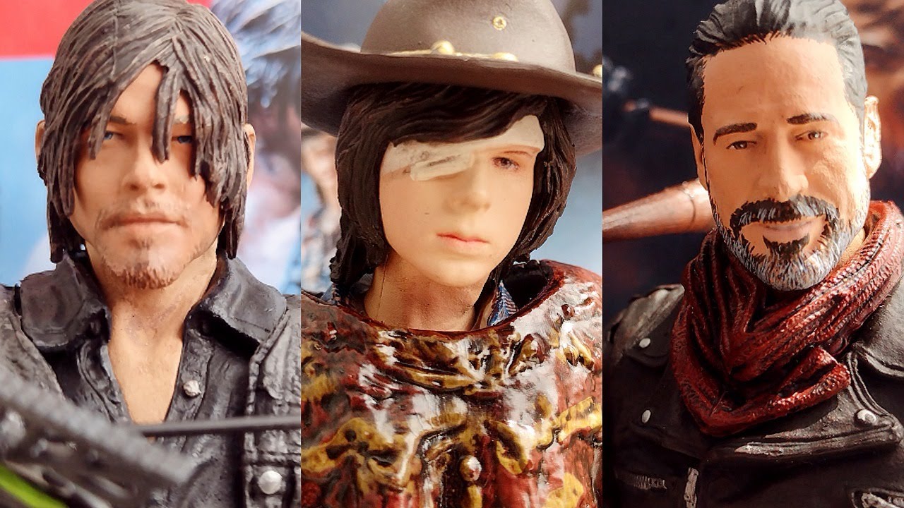 THE WALKING DEAD McFARLANE UNBOXING NEGAN, CARL GRIMES Y DARYL DIXON