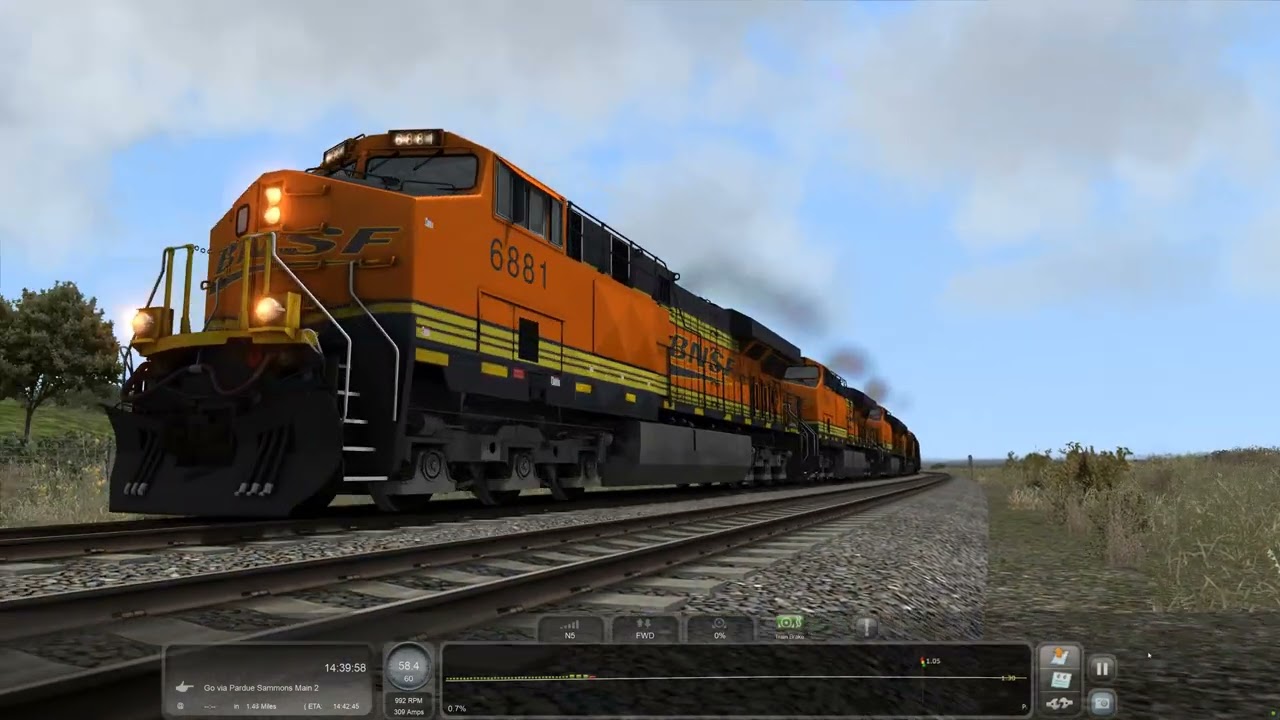Train Simulator 2022 - [BNSF ES44DC] - Marias Pass: Whitefish to Shelby Part #4 - 4K UHD