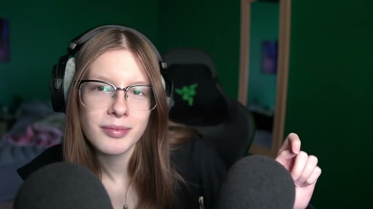 ASMR 'Boop' 'Tickle' 'Shhh' 'Let Me Just' with Inaudible Whispering and Hand Movements