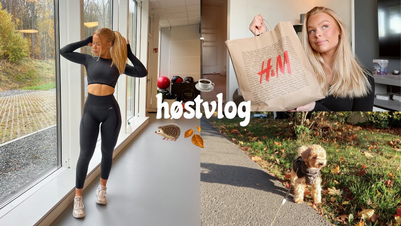 høstdager 🍂 shopping, haul, matlaging osv