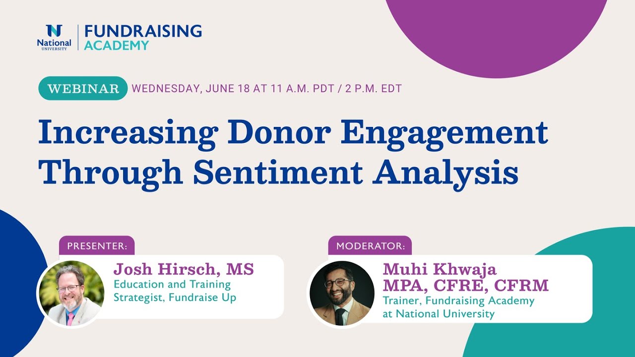 Increasing Donor Engagement Through Sentiment Analysis