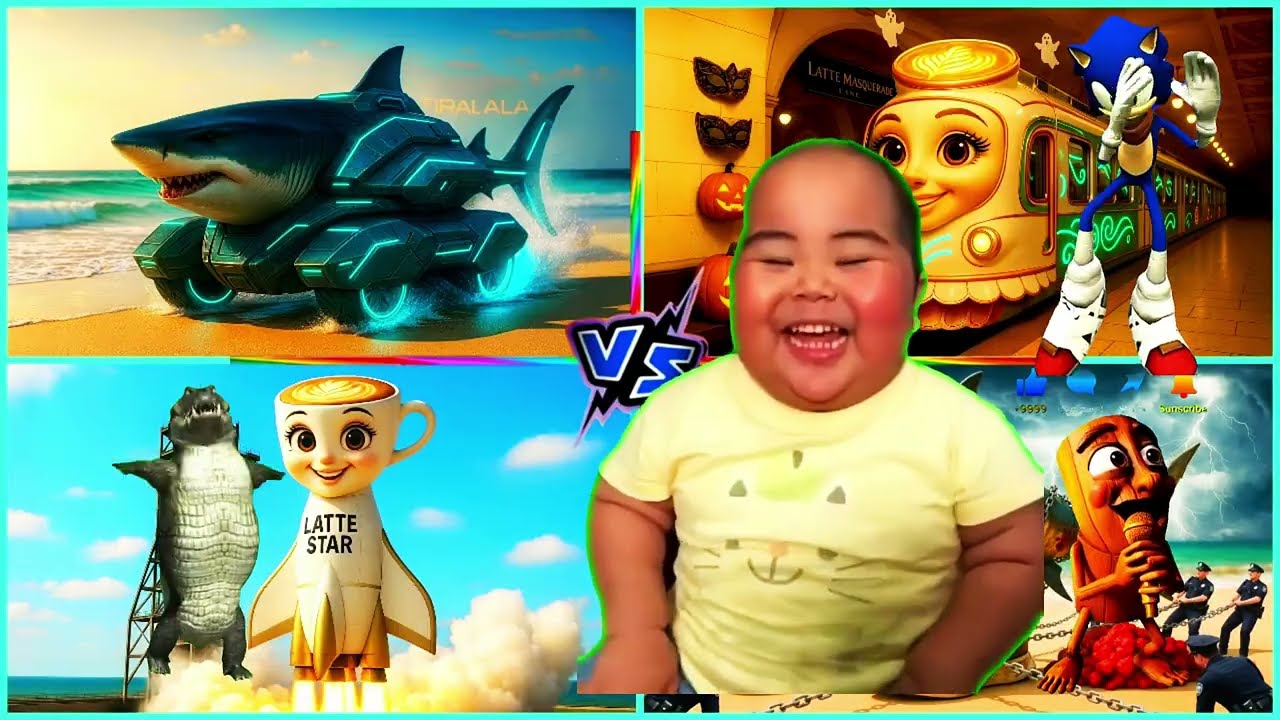 BATTLE SHARK TANK 🆚️ CAPPUCHINO METRO 🆚️ CAPPUCHINO ROCKET 🆚️ SHARK MUTANT | ITALIAN BRAINROT EXE