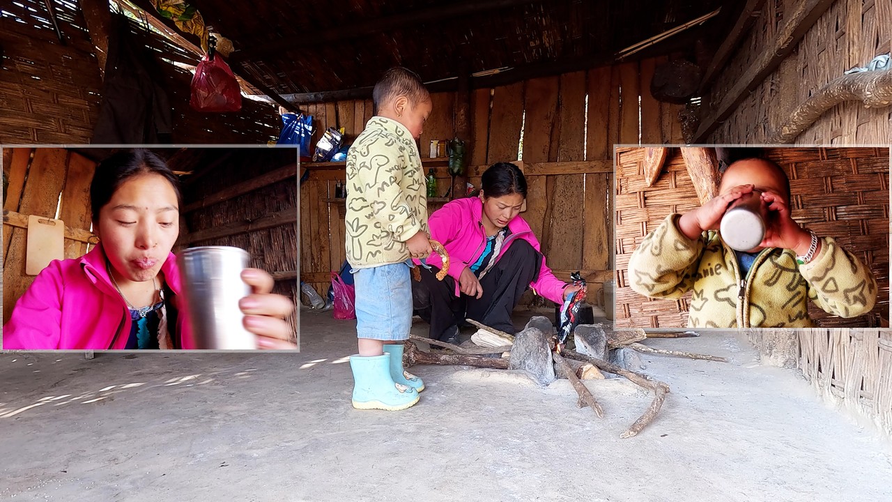 manjita rai's family in their hut || Himalayan life || shepherd life of Nepal@pastorallifeofnepal